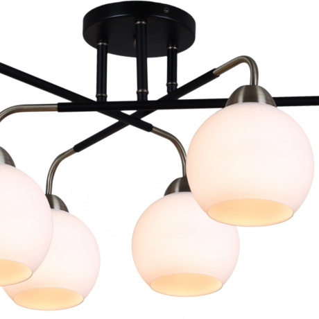 Потолочная люстра Illumico IL0252-6CSQ-79 BK AB (1423893) 