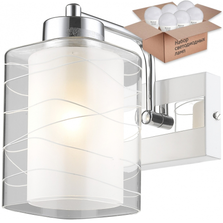 Бра с лампочкой Velante 278-101-01+Lamps E27 P45 