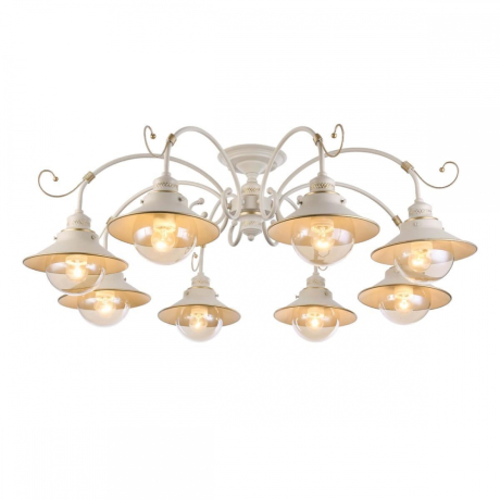 Люстра потолочная с лампочками Omnilux OML-50807-08+Lamps 