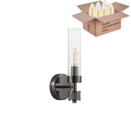 Бра Lumion Kamilla с лампочкой 5275/1W+Lamps E14 Свеча 