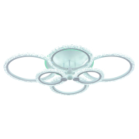 Светодиодная диммируемая люстра с ПДУ Profit Light 8027/6 WHT