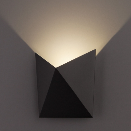 1517 TECHNO LED BATTERFLY черный Уличный настенный светодиодный светильник Elektrostandard (a038824)