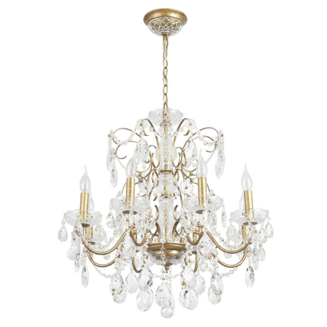 Подвесная люстра Crystal Lux Odelis SP8 Gold 