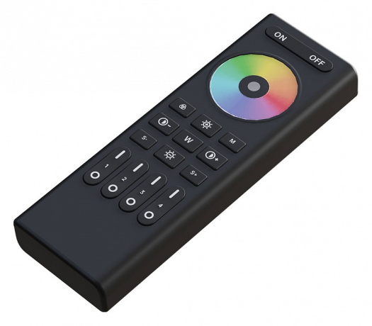 Пульт-регулятор цвета RGB с сенсорным кольцом Arte Lamp SMART A70RC-04CH-BK 