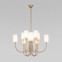 Подвесная люстра с тканевыми абажурами Eurosvet Abbey 60164/10 (a065749)