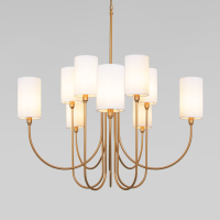 Подвесная люстра с тканевыми абажурами Eurosvet Abbey 60164/10 (a065749)