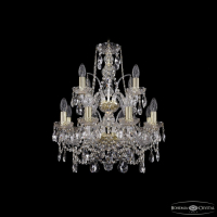 Подвесная люстра Bohemia Ivele Crystal 1411 1411/8+4/160/2d G