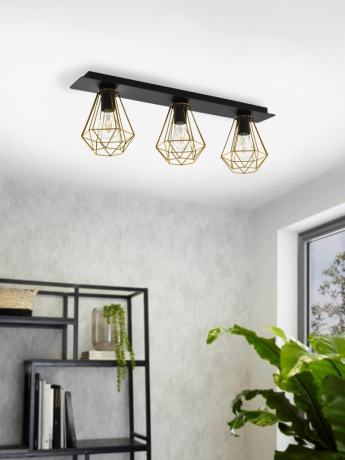 Нарушена упаковка!  <335152> Потолочный светильник Eglo Tarbes 2 43655