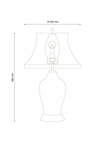 Harrods T935.1 Настольная лампа Lucia Tucci 