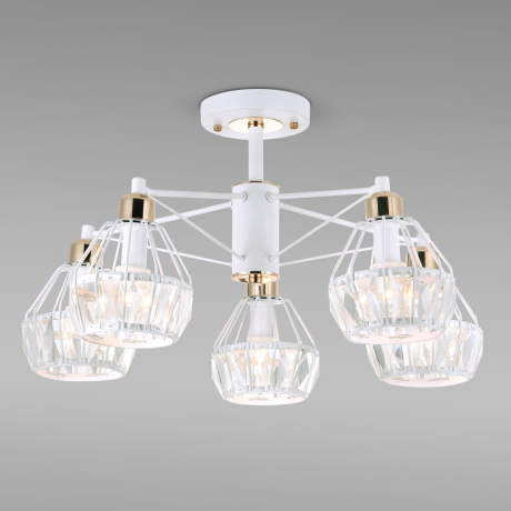 70075/5 белый Потолочная люстра Eurosvet Lord 