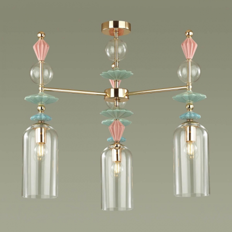 Люстра на штанге Odeon Light Bizet с поддержкой Маруся 4855/3C-М 