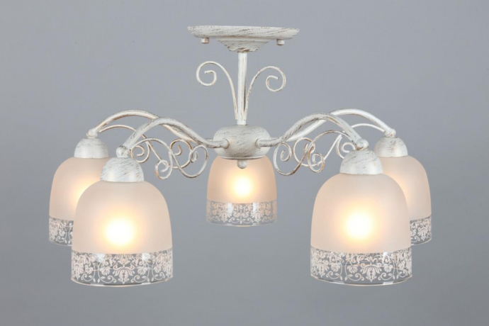 Люстра потолочная со светодиодными лампочками E14, комплект от Lustrof. №118886-656520 