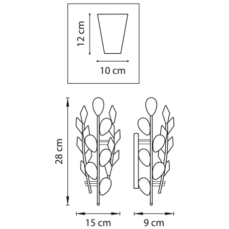 Настенное бра Lightstar Isabelle 791612 