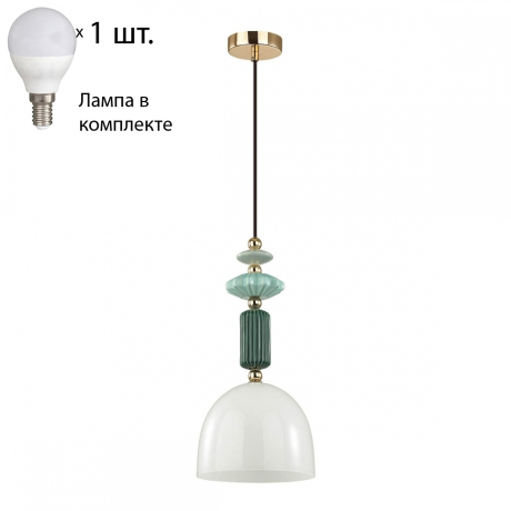 Подвесной светильник с лампочкой Odeon Light Candy 4861/1C+Lamps E14 P45
