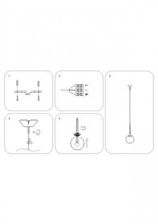 Светильник подвесной с Led лампочками в комплекте Lightstar 803110+Lamps 