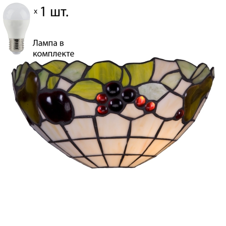 Настенный светильник с лампочкой Velante 850-801-01+Lamps E27 P45 