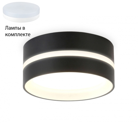 Встраиваемый светильник с лампочкой Ambrella light TN5392+Lamps 