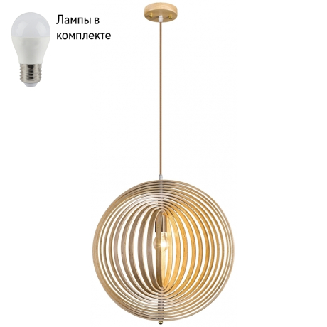 Светильник подвесной с Led лампочками в комплекте Velante 555-716-01+Lamps 