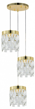 Подвесной светильник Indigo Anna 12029/3P Gold 