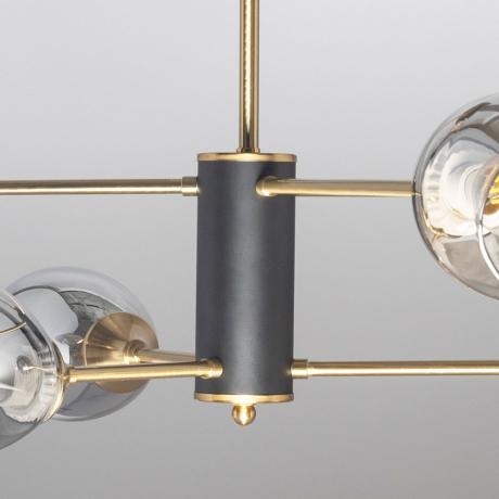 Люстра на штанге с лампочками DeMarkt 680012306+Lamps 