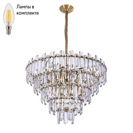 Люстра подвесная с лампочками DIVINARE 3511/17 LM-16+Lamps 