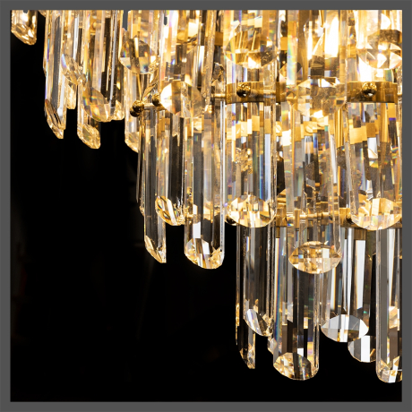 Люстра подвесная с лампочками DIVINARE 3511/17 LM-16+Lamps 