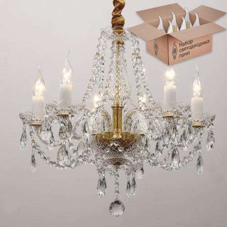 Люстра с лампочками Favourite Simone 1736-6P+Lamps 