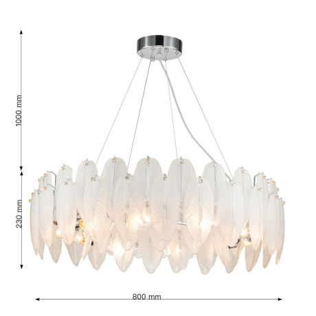 Подвесная люстра Favourite Beluta с поддержкой Алиса 3018-10P-A 