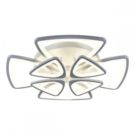 Потолочная диммируемая люстра с пультом ДУ Escada Umbrella 10218/8LED White 