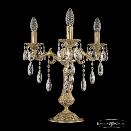 Настольная лампа Bohemia Ivele Crystal 7202L/3/125 B FP 