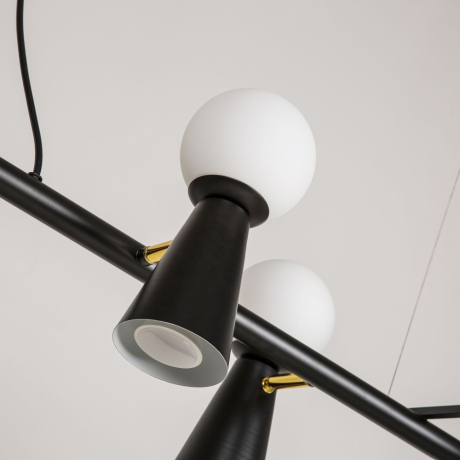 Подвесная люстра Gnomes Favourite с поддержкой Алиса 4095-8P-А 