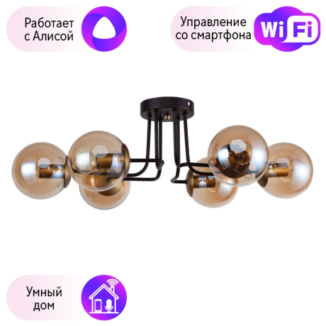 Потолочная люстра F-Promo Modestus с поддержкой Алиса 2344-6U-A 