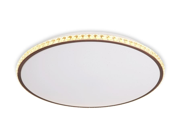 Потолочная светодиодная люстра с пультом ДУ и дополнительной подсветкой Ambrella light Orbital FF71 