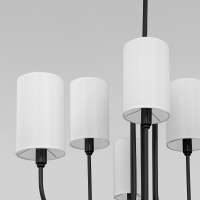 Подвесная люстра с тканевыми абажурами Eurosvet Abbey 60164/6 (a065746)