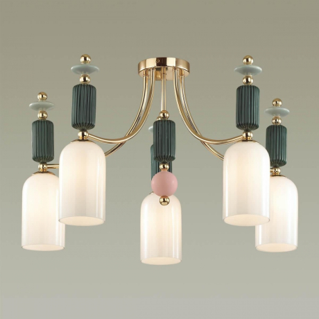 Потолочная люстра Odeon Light Candy с поддержкой Маруся 4861/5C-М 