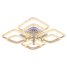 Потолочная светодиодная люстра с пультом ДУ Profit Light 8049/4+4 CHR C 