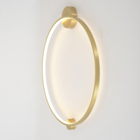 Настенный светильник с пультом ДУ Crystal Lux REAL AP26W LED BRASS