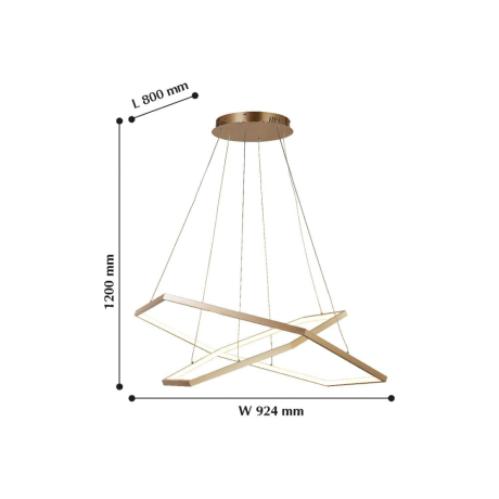 Подвесной светильник Favourite Hexagon 2103-14P 
