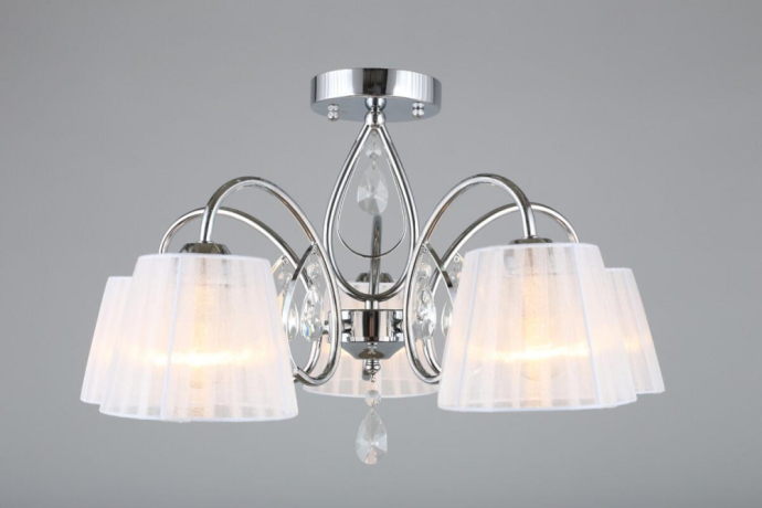 Люстра потолочная со светодиодными лампочками E14, комплект от Lustrof. №177766-656523 