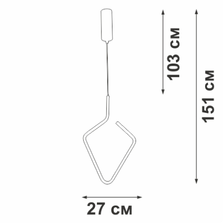 Подвесной светильник Vitaluce V4608 V4608-0/1S 