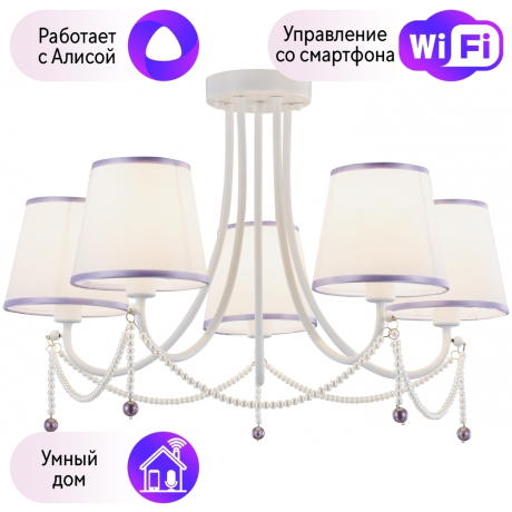 Потолочная люстра Velante с поддержкой Алиса 314-007-05-A 