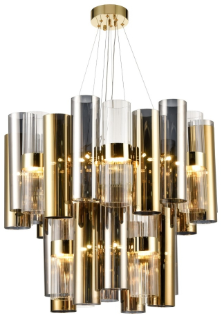 Люстра подвесная в комплекте с 33 LED лампами. Комплект от Lustrof №444383-704348 