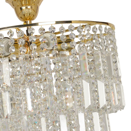 Потолочная люстра с лампочками Arti Lampadari Napoli E 1.5.38.501 G+Lamps 