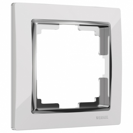 Рамка на 1 пост Werkel Snabb (белый/хром) W0011901