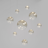 Подвесной светодиодный светильник Wonder Eurosvet 50231/1 LED янтарный