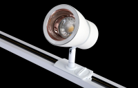 Однофазный светильник для трека Crystal Lux CLT 0.31 009 WH-GO