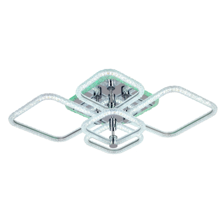 Потолочная светодиодная люстра с пультом ДУ Profit Light 8049/5 CHR 