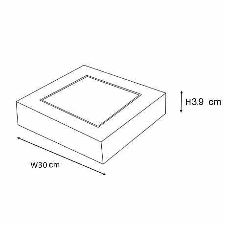 Потолочный светодиодный светильник Lucide Brice-Led 28117/30/30 