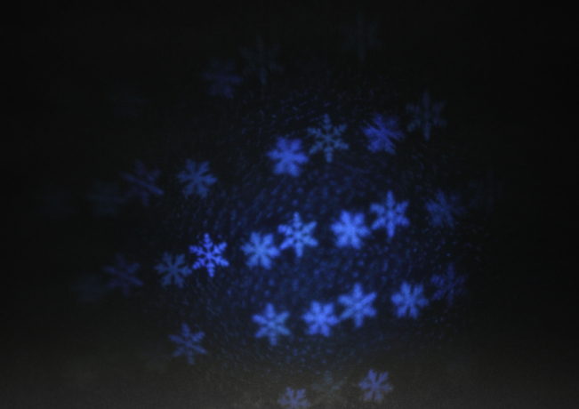 Проектор ЭРА снежинки 220V IP44 холодный белый 6W ENIOP-04 Б0041645