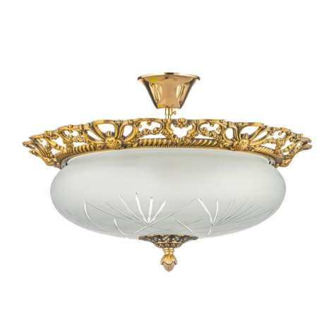 Светильник потолочный с Led лампочками в комплекте Arti Lampadari Venezia E 1.13.46 AG+Lamps 